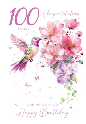 Picture of 100TH BIRTHDAY CARD FEMALE